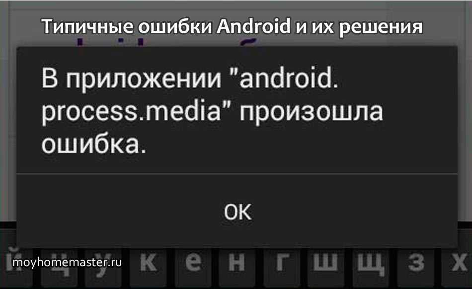 ✅ в приложении android process media произошла ошибка как исправить - эгф.рф