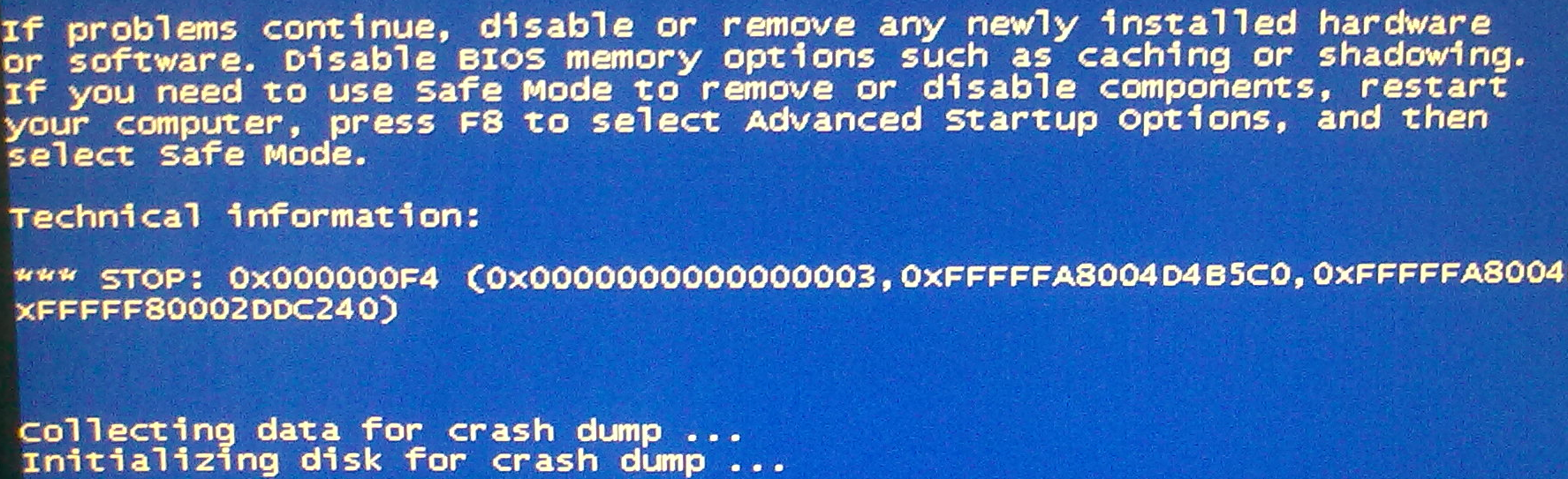 Устранить причины ошибки 0x000000f4 в Windows 7 можно с помощью диагностики оперативной памяти и диска, настройки обновлений или проверки компьютера на вирусы