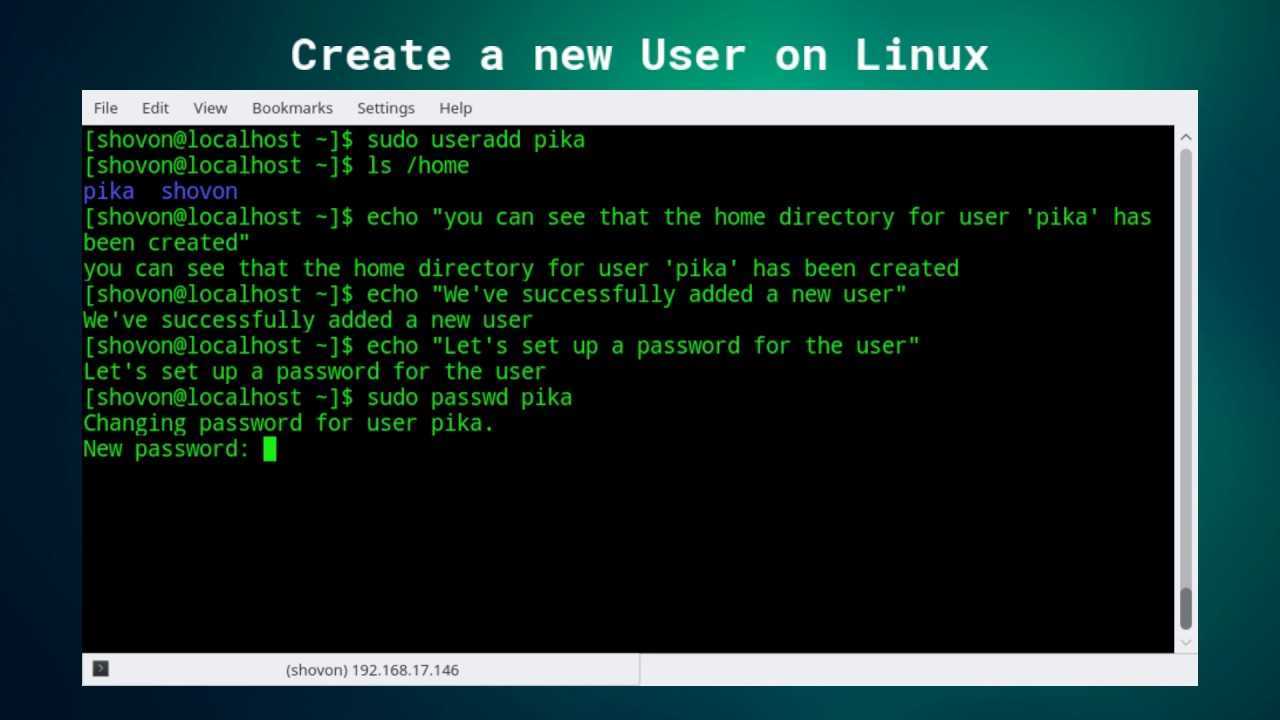 Как создать пользователя linux - losst