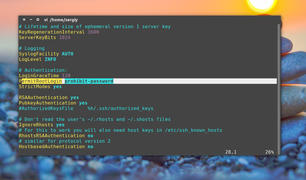 Установка и настройка ssh сервера в ubuntu