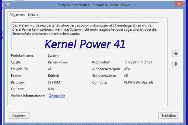 ✅ kernel power 41 причины ошибки - эгф.рф
