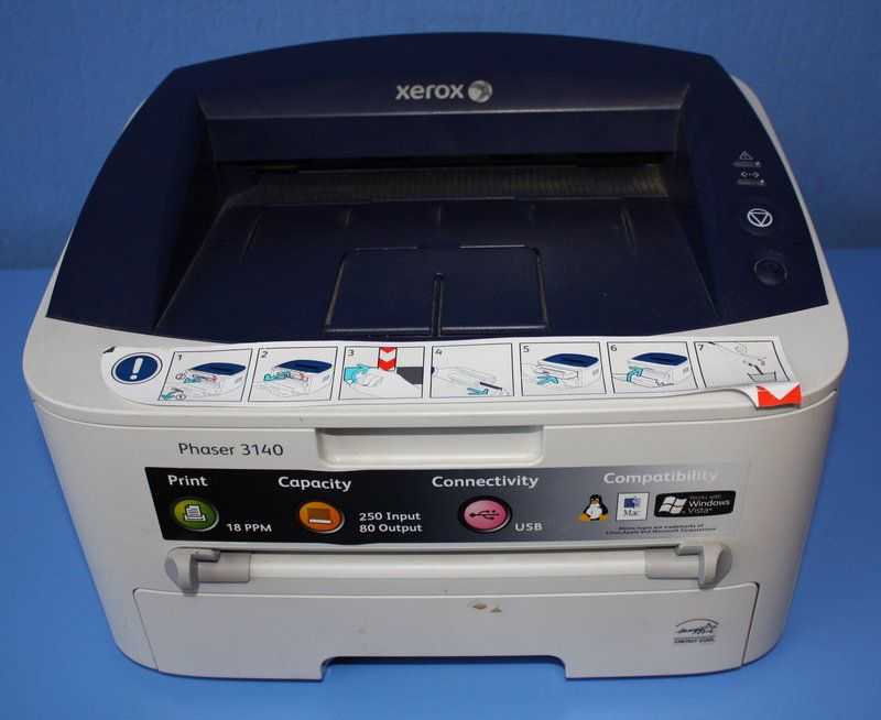 Как установить принтер xerox phaser 3140 на windows 7 без диска