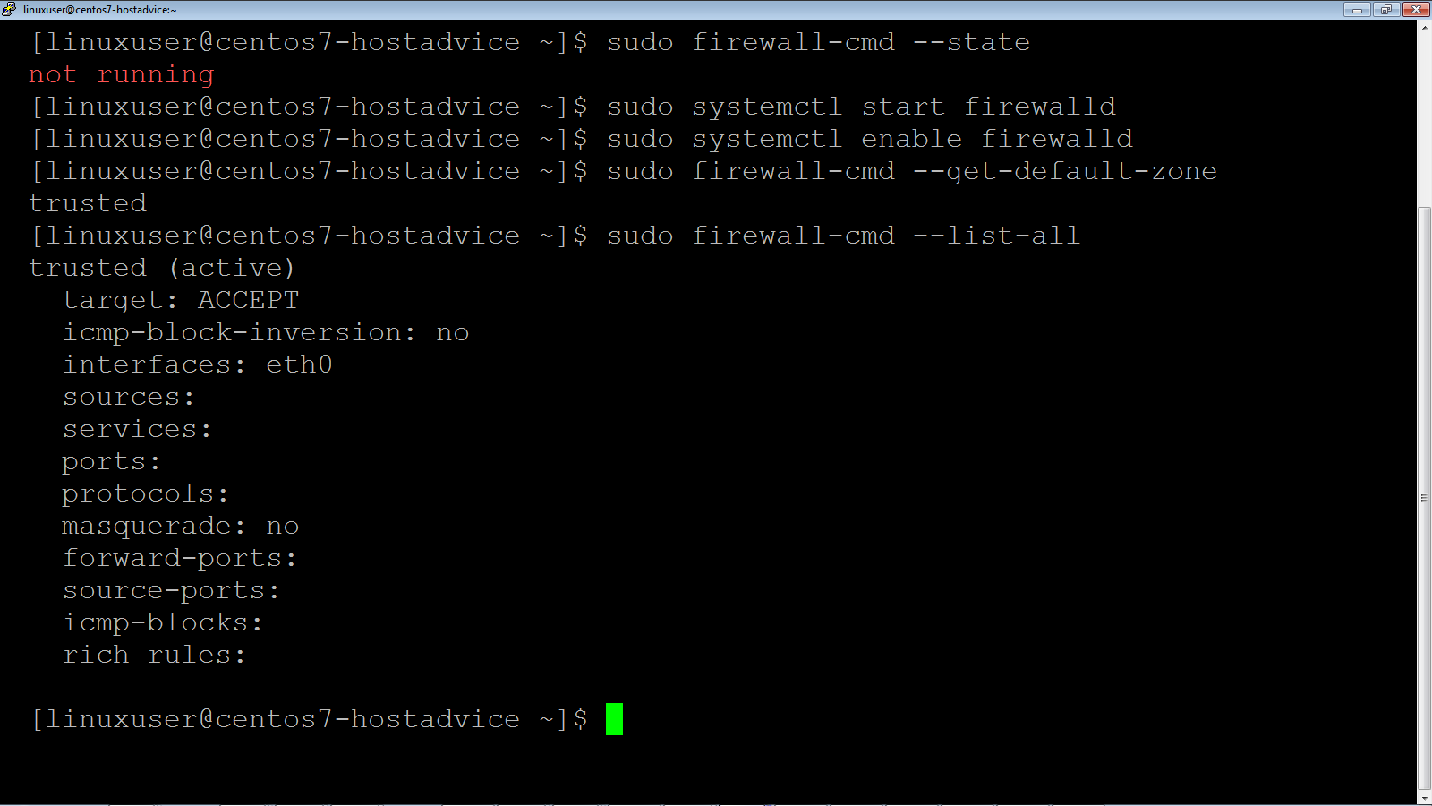 Настройка firewalld. как работать с firewalld в centos. создание правил в firewalld