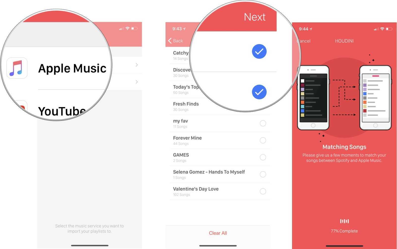 Как перенести плейлист из spotify в apple music 2022
