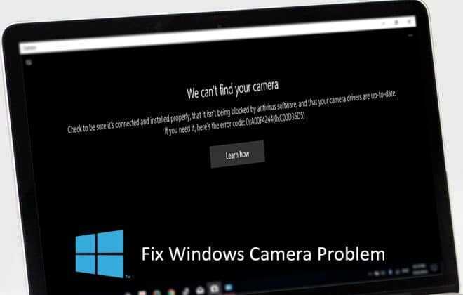Как исправить ошибку web-камеры 0xa00f4244