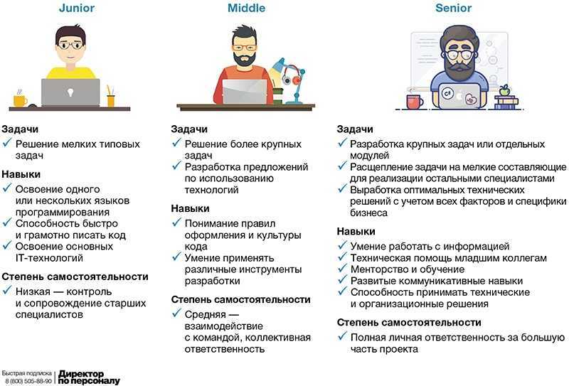 План профессии программист