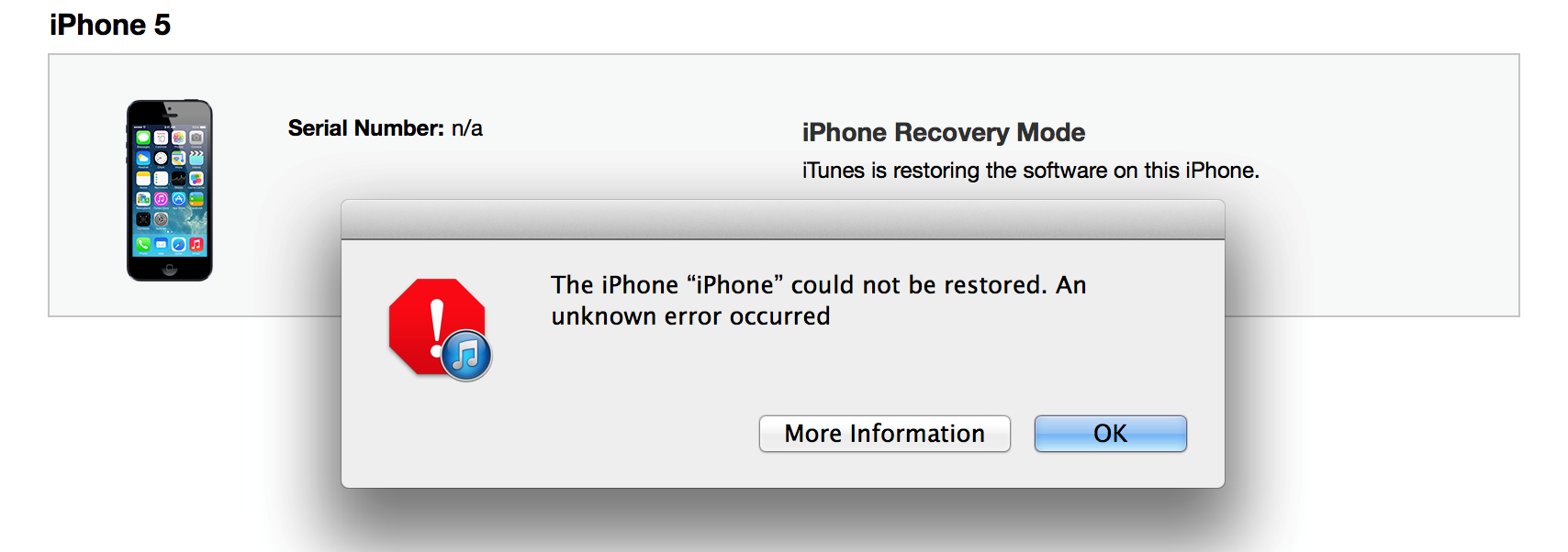 Ошибка 9 при восстановлении iphone решение проблемы