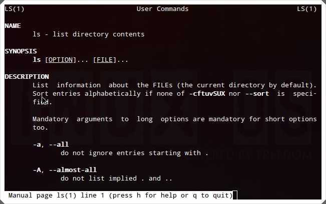 Команда find linux