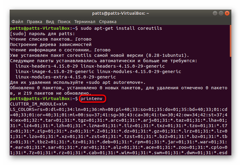 How to set environment variables in linux
