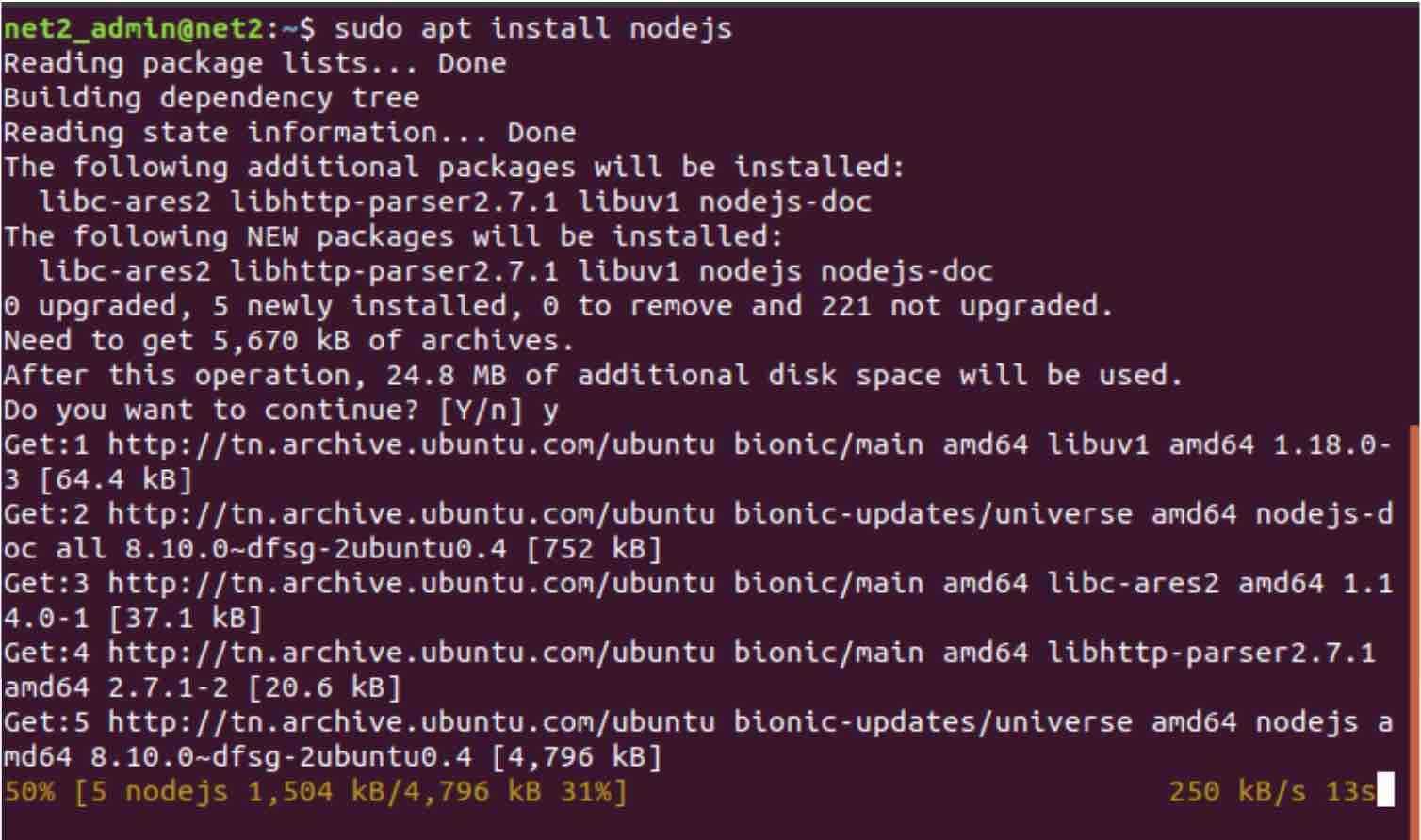 Installing node.js v10/12 & npm on ubuntu 20.04/19.04 | techiediaries