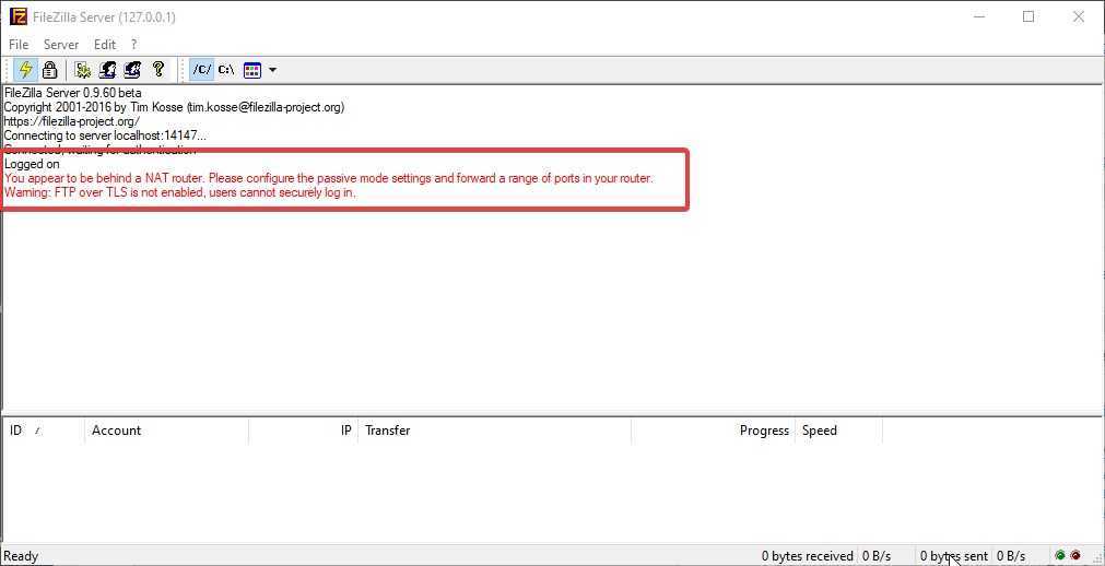 Как исправить ошибку filezilla 550