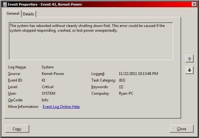 Ошибка kernel power 41 в windows 10 и 7 — причины появления и способы решения