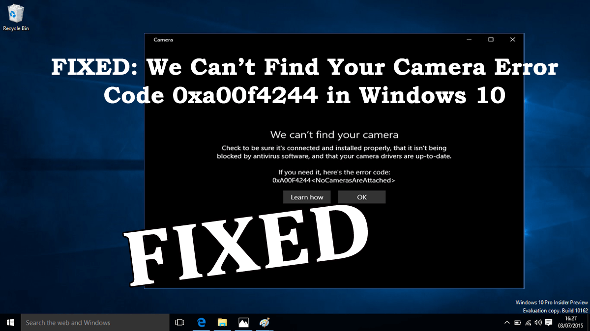 0xa00f4244 не работает камера windows 10: причины ошибки и 6 способов настройки